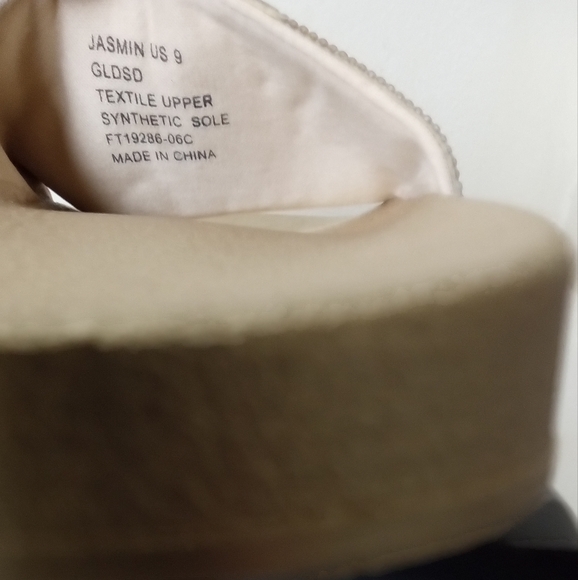 True Religion Gold And Black Blinging Jasmin Slides US 9 - Picture 5 of 16